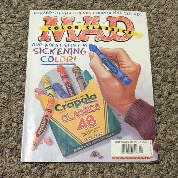 Mad Color Classics Magazine #3 April 2001 Howard Stern Friends Cornnuts Back - Picture 1 of 16